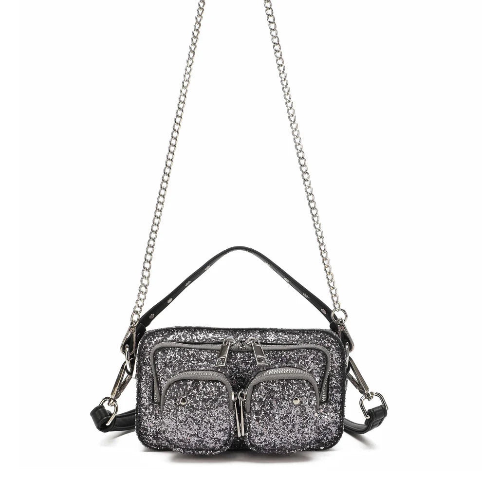 Bolso HELENA Glitter Silver